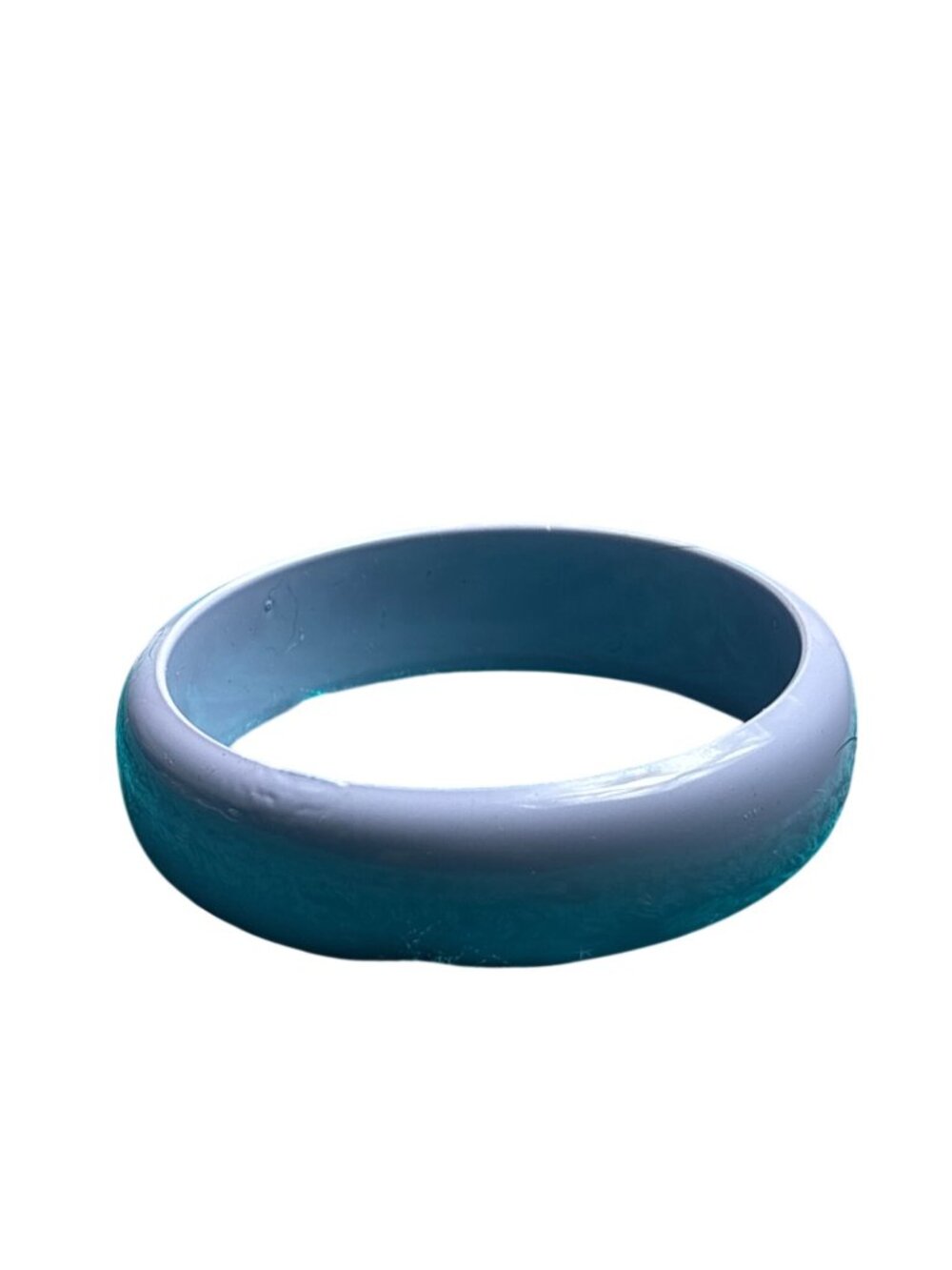 Vintage Lavender Purple Plastic Bangle Bracelet 8.25 inches
